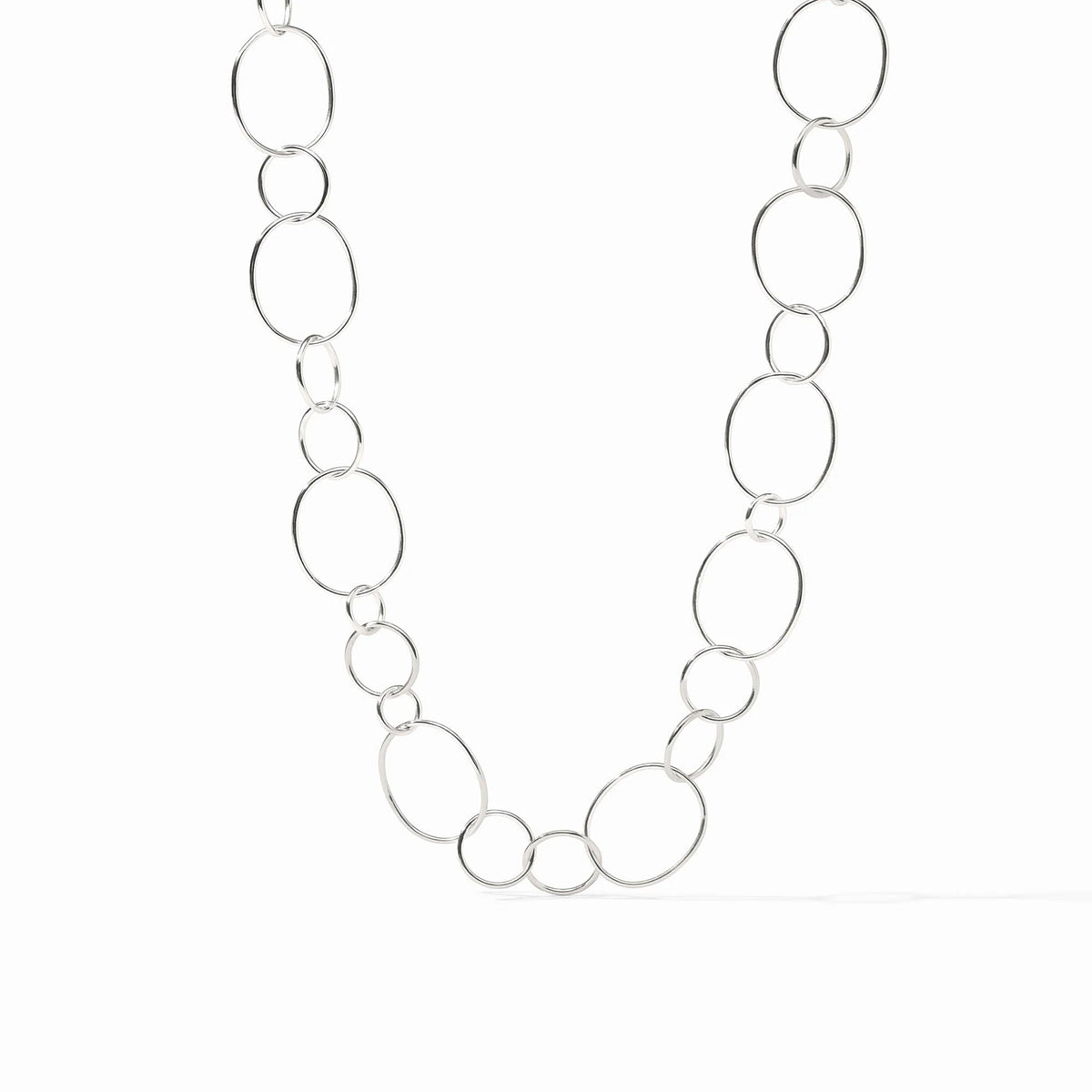 Colette Smooth Necklace-Silver-OS