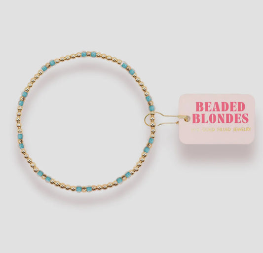 Teal Hazel Bracelet Standard 6.75 inch