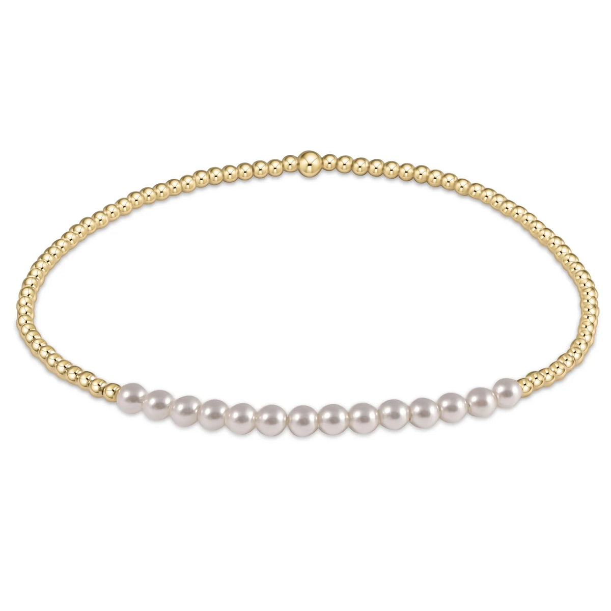 Gold Bliss Pearl 3mm Bracelet