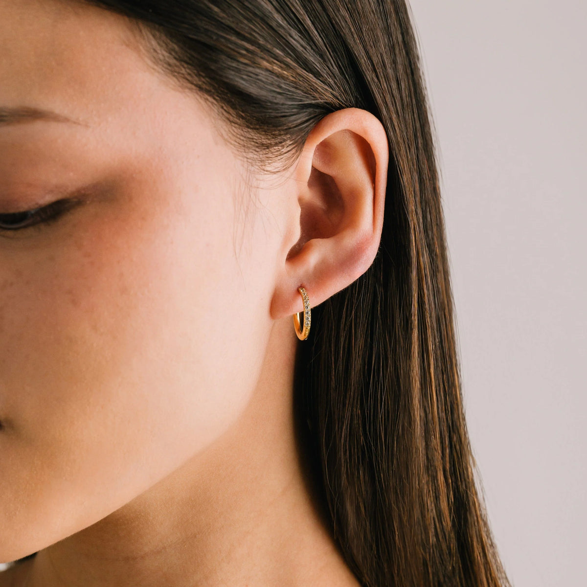 Evie 15mm Hoops - Gold