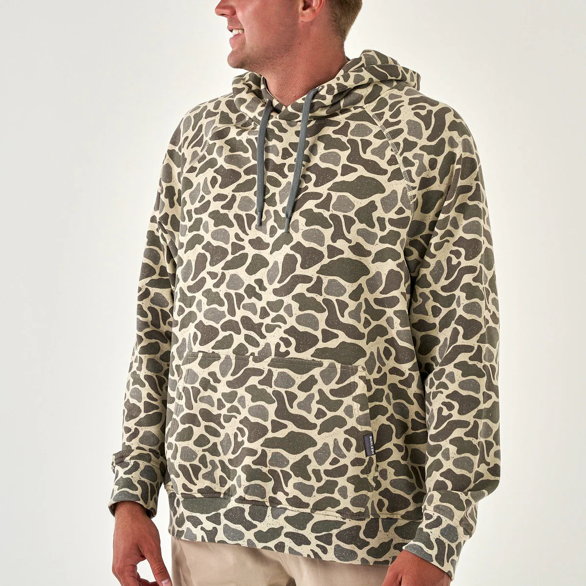 Fleece Hoodie - Classic Deer Camo Large