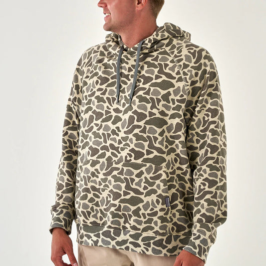 Fleece Hoodie - Classic Deer Camo Large