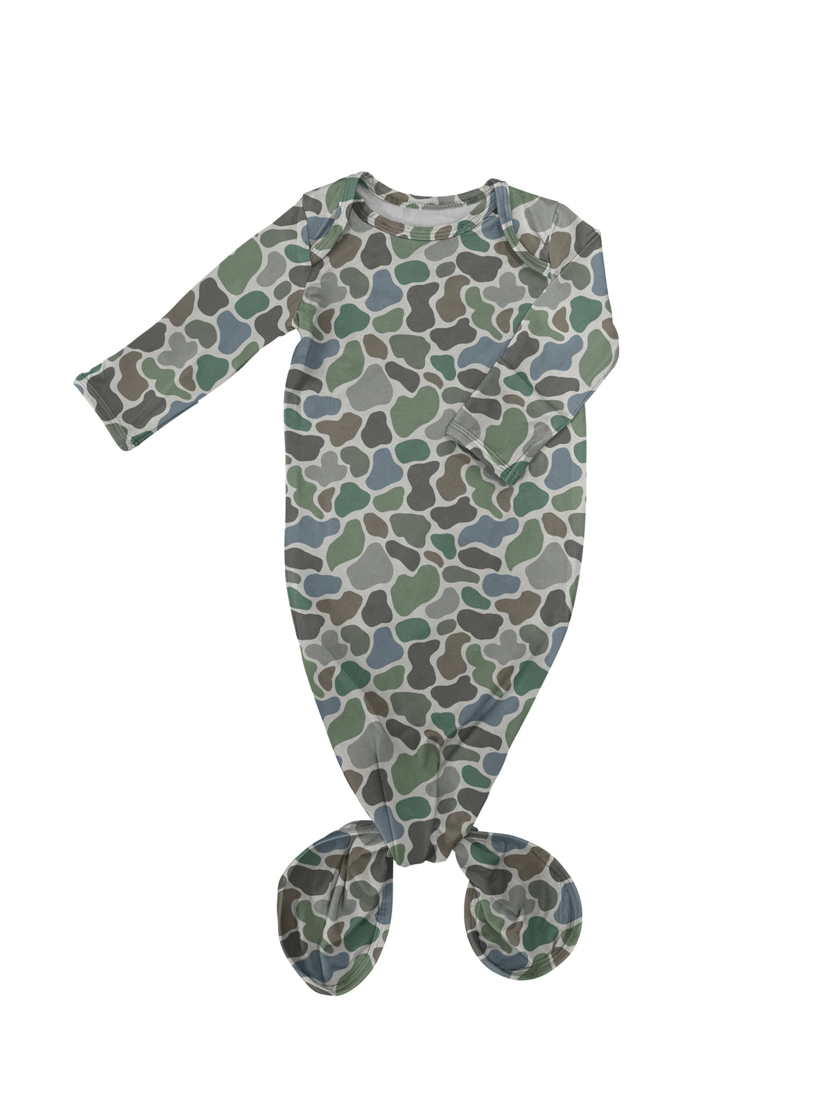 Knotted Gown- Camo