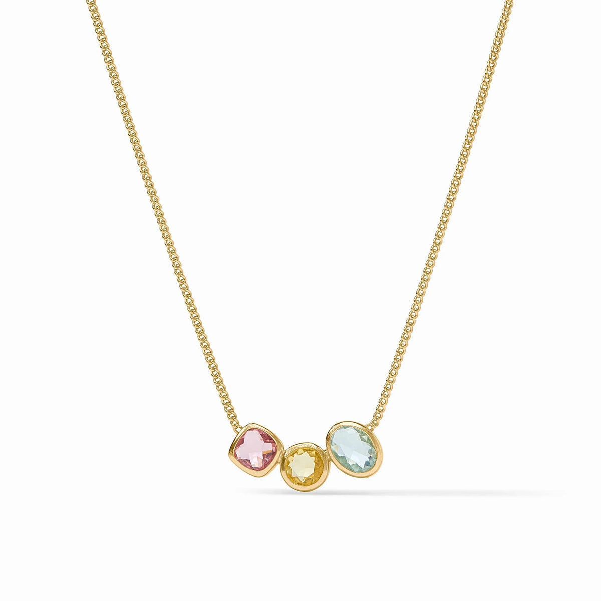 Kaleidoscope Delicate Necklace Multi Stone
