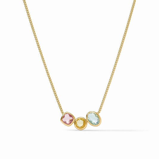Kaleidoscope Delicate Necklace Multi Stone