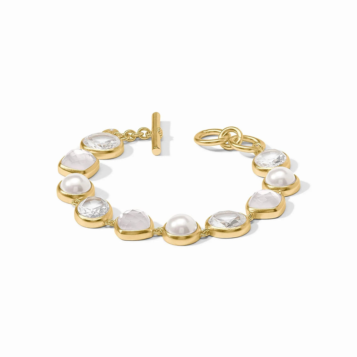 Kaleidoscope Tennis Bracelet Iridescent Clear Crystal