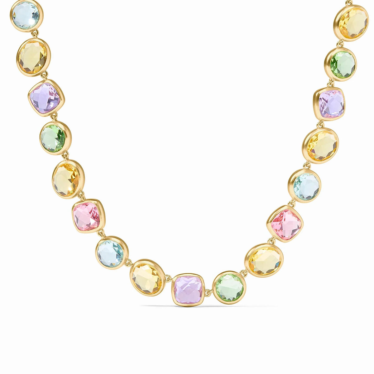 Kaleidoscope Tennis Necklace Multi Stone