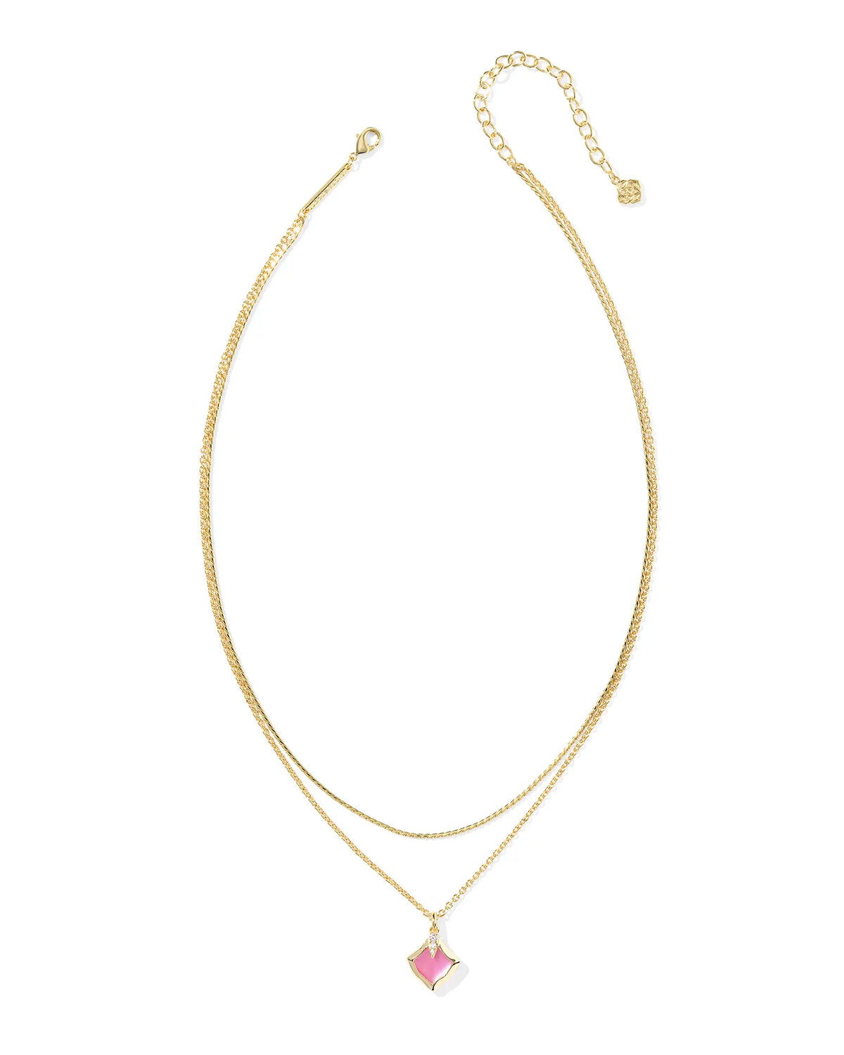 JOELLE MULTI STRAND NECKLACE GOLD AZALEA ILLUSION