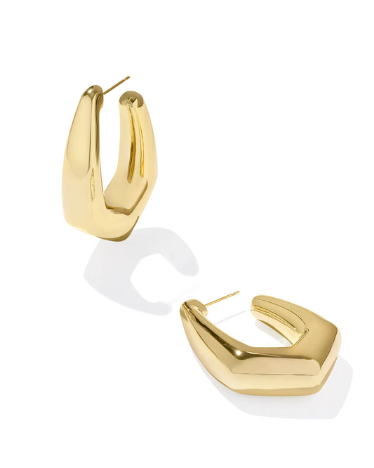 KAIA HOOP EARRINGS GOLD