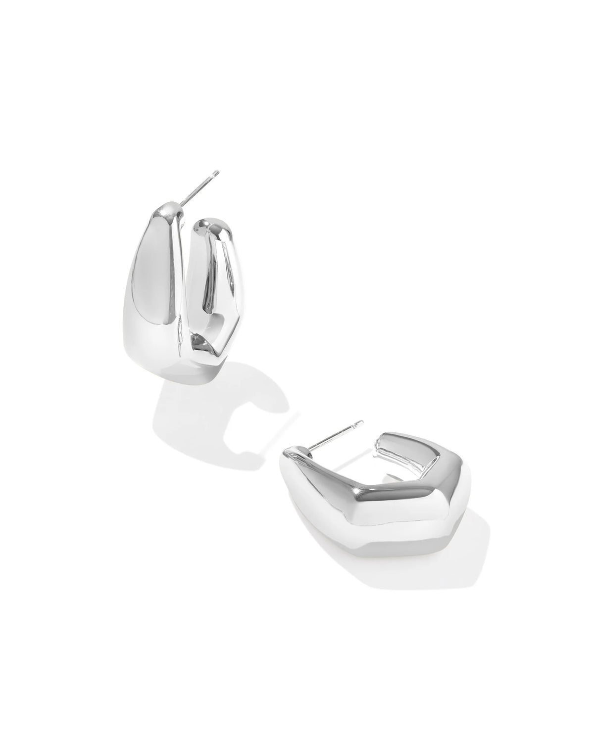 KAIA SMALL HOOP EARRINGS SILVER