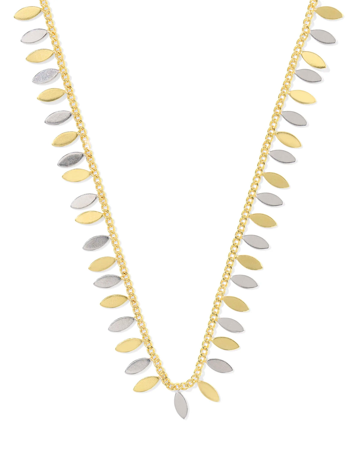 KAYLA STRAND NECKLACE MIXED METAL