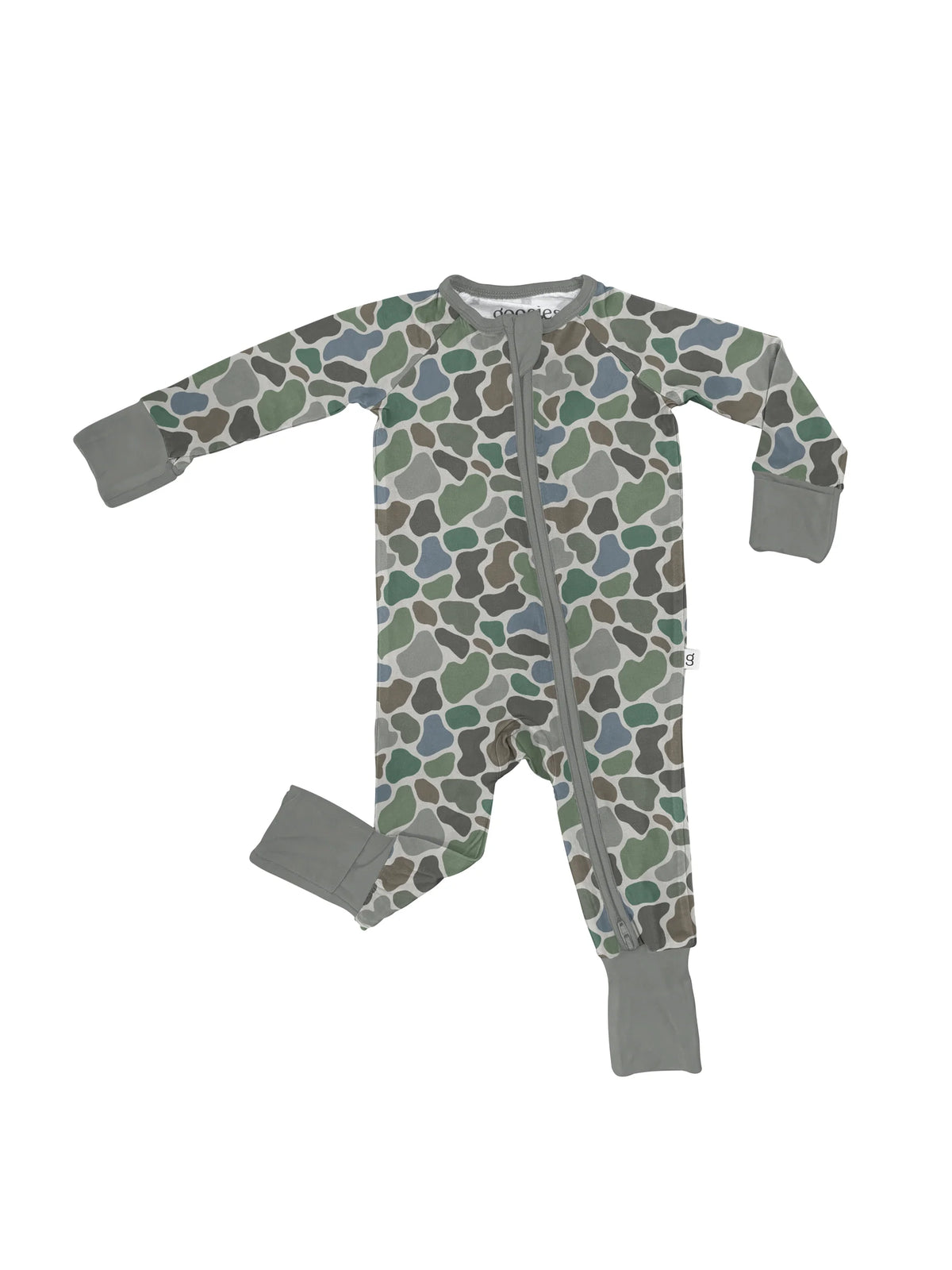 LS Zip PJ- Camo 3-6 mo