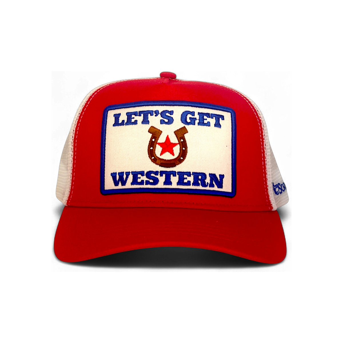 Let's Get Western Trucker - Red