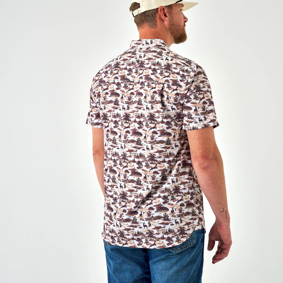 Performance Button Up - Brush Country Medium