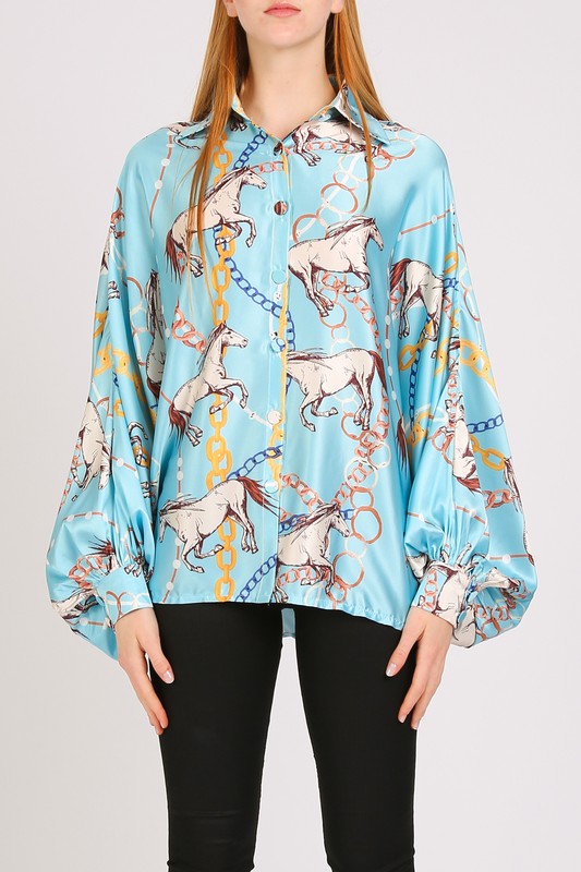 SADDLE UP BLOUSE