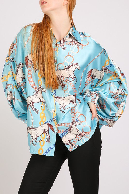 SADDLE UP BLOUSE