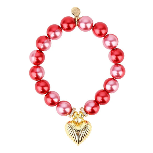 Rouge Coeur Beaded Bracelet
