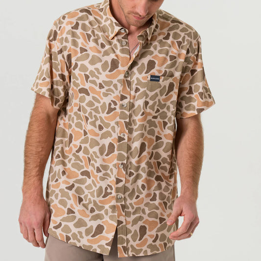 Performance Button Up - Venado Camo Large