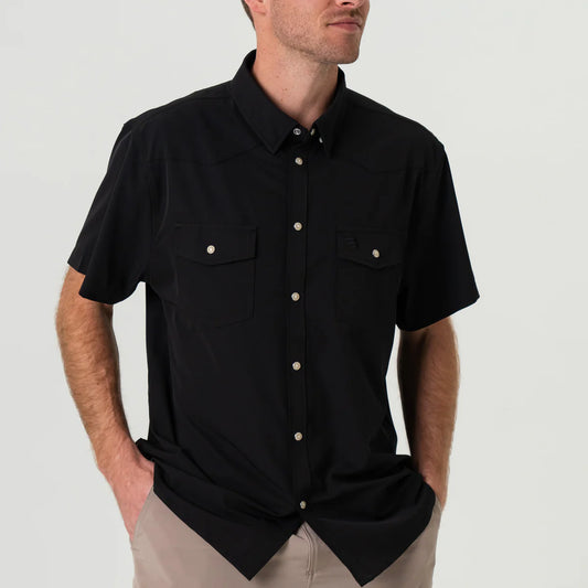 Performance Western Shirt - Black Large