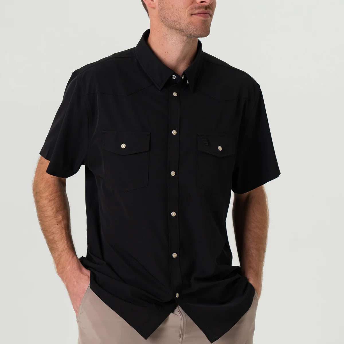 Performance Western Shirt - Black Medium