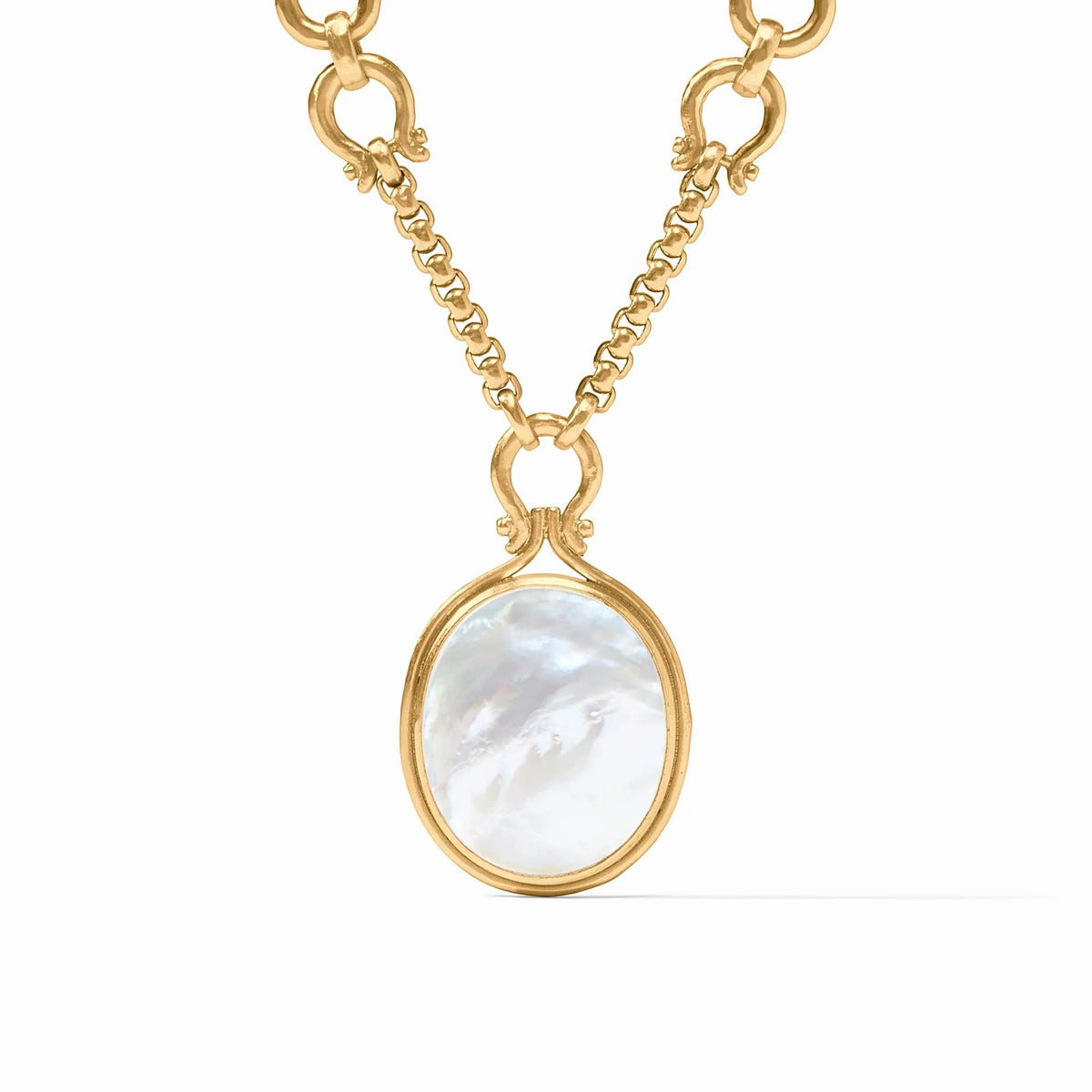 Saratoga Statement Necklace Mother of Pearl