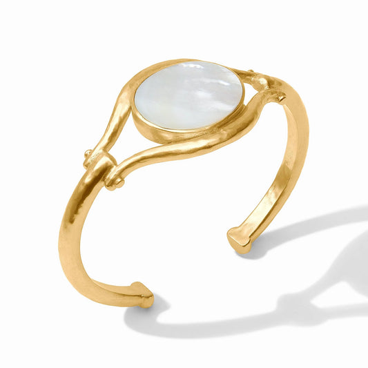 Saratoga Stone Cuff Mother of Pearl