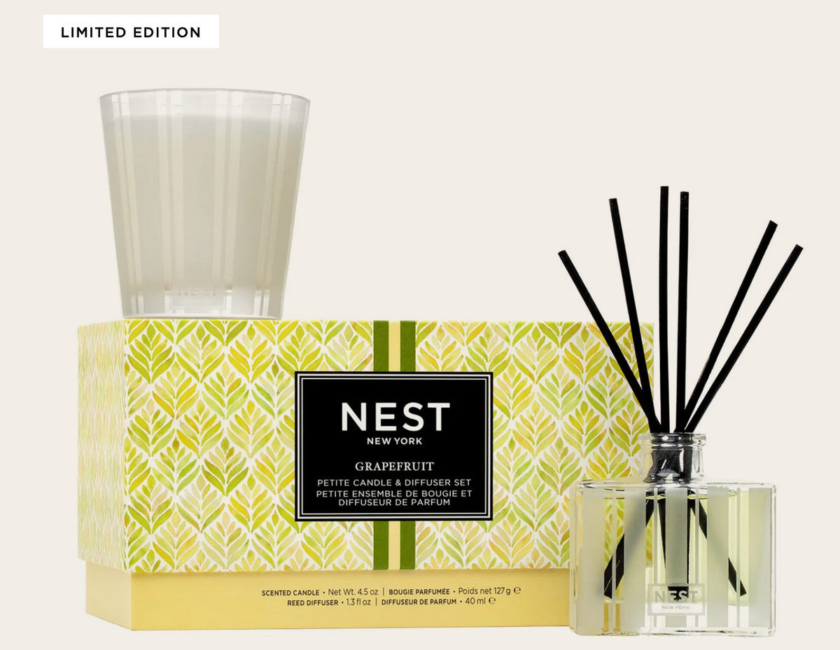 Petite Candle & Reed Diffuser GRAPEFRUIT