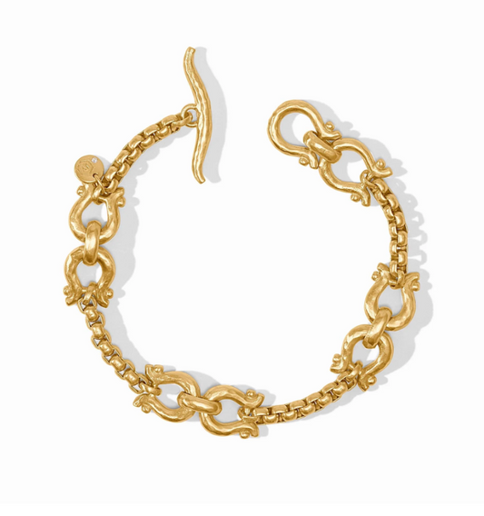 Saratoga Demi Link Bracelet-Gold-OS