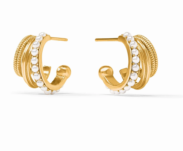Hydra Triple Hoop-Pearl-OS