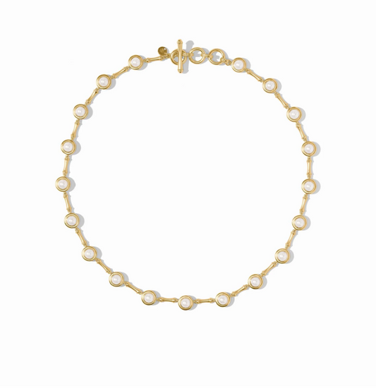 Bamboo Pearl Necklace-Pearl-OS