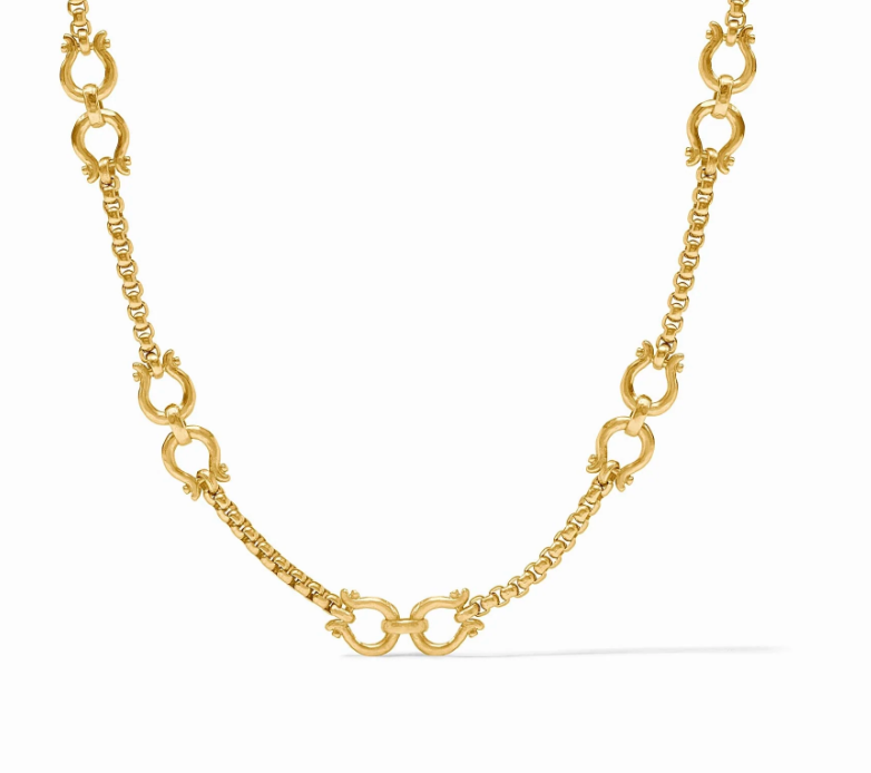 Saratoga Demi Link Necklace-Gold-OS