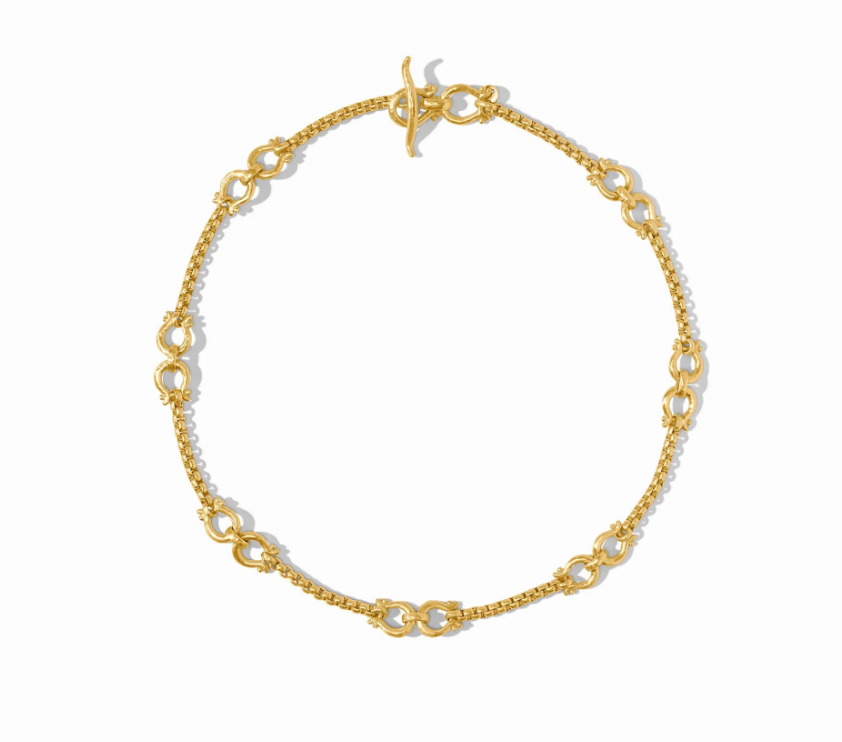 Saratoga Demi Link Necklace-Gold-OS