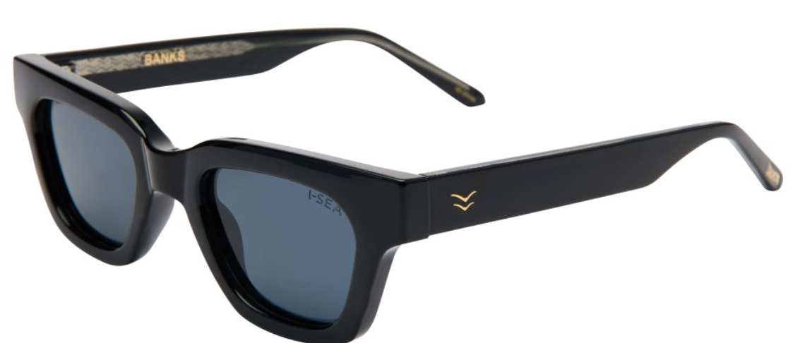BANKS BLACK / SMOKE POLARIZED LENS
