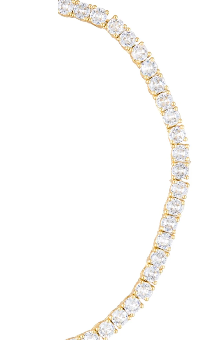 Karla Tennis Bracelet Gold 6.5