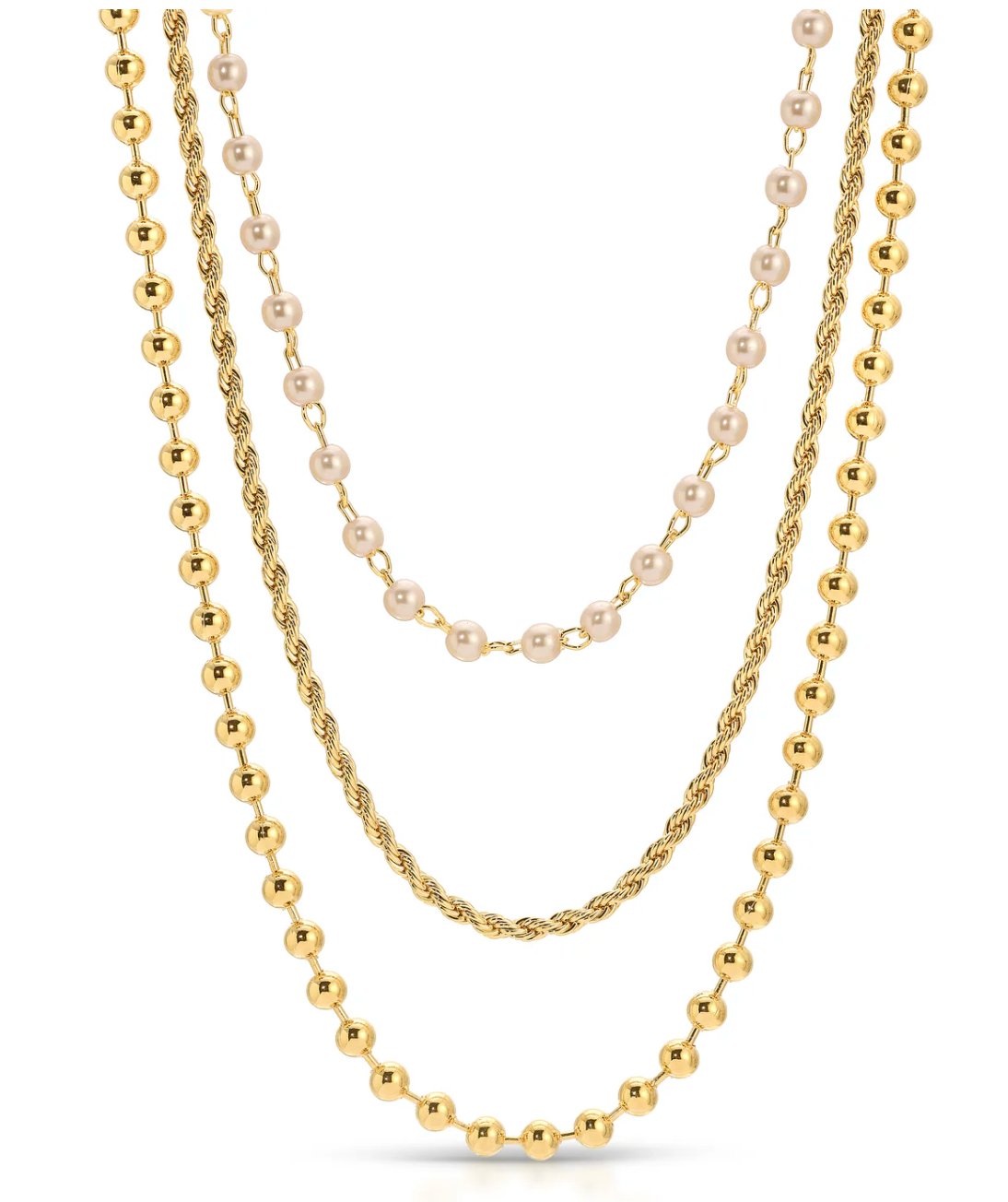 Pearl Trio Necklace