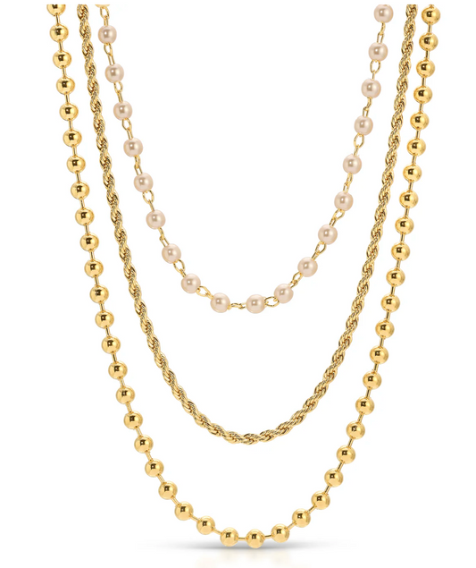 Pearl Trio Necklace