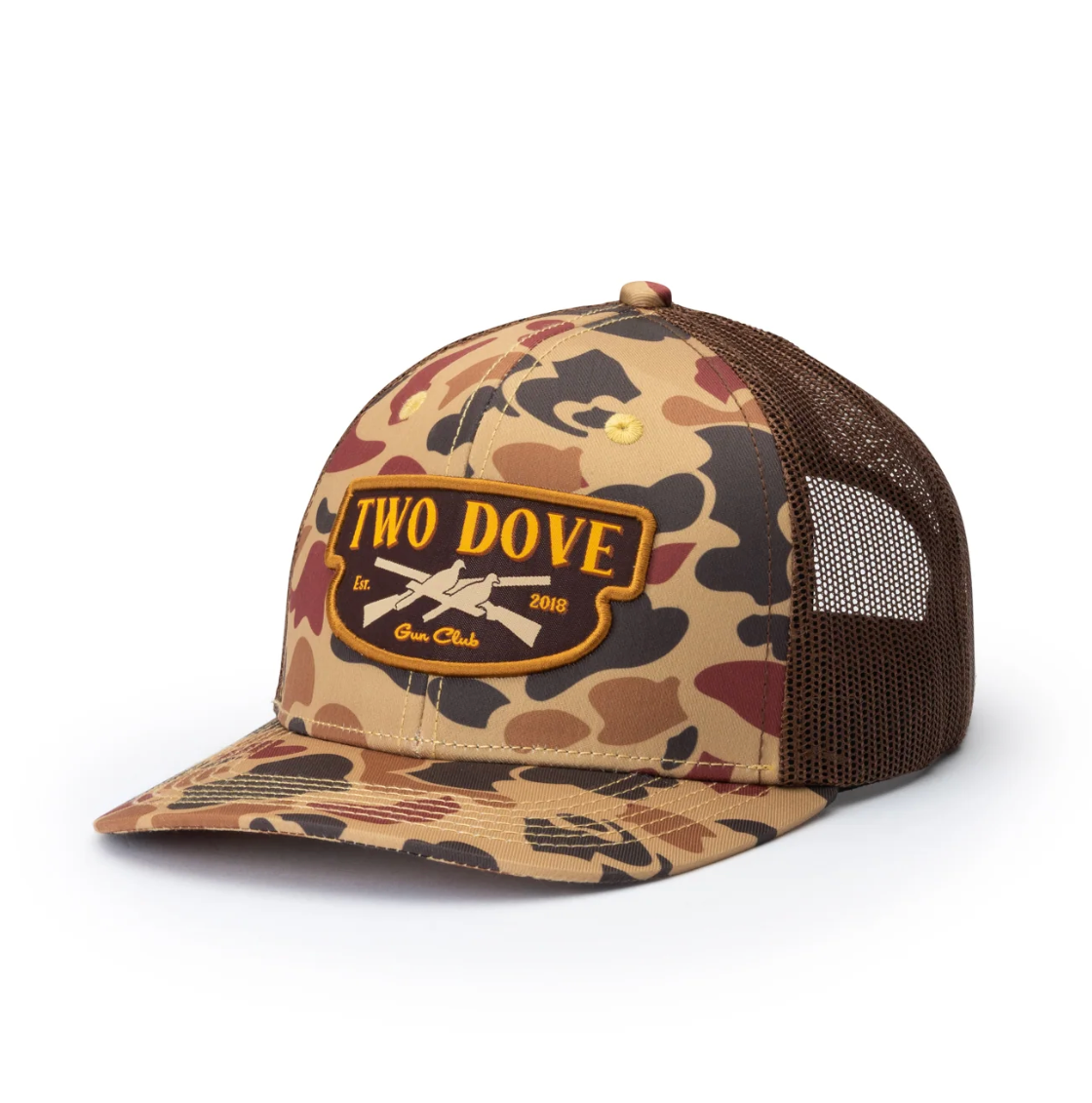 Vintage Camo Gun Club Trucker Cap