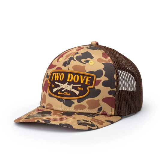 Vintage Camo Gun Club Trucker Cap