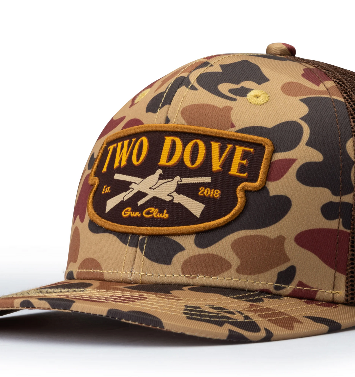 Vintage Camo Gun Club Trucker Cap