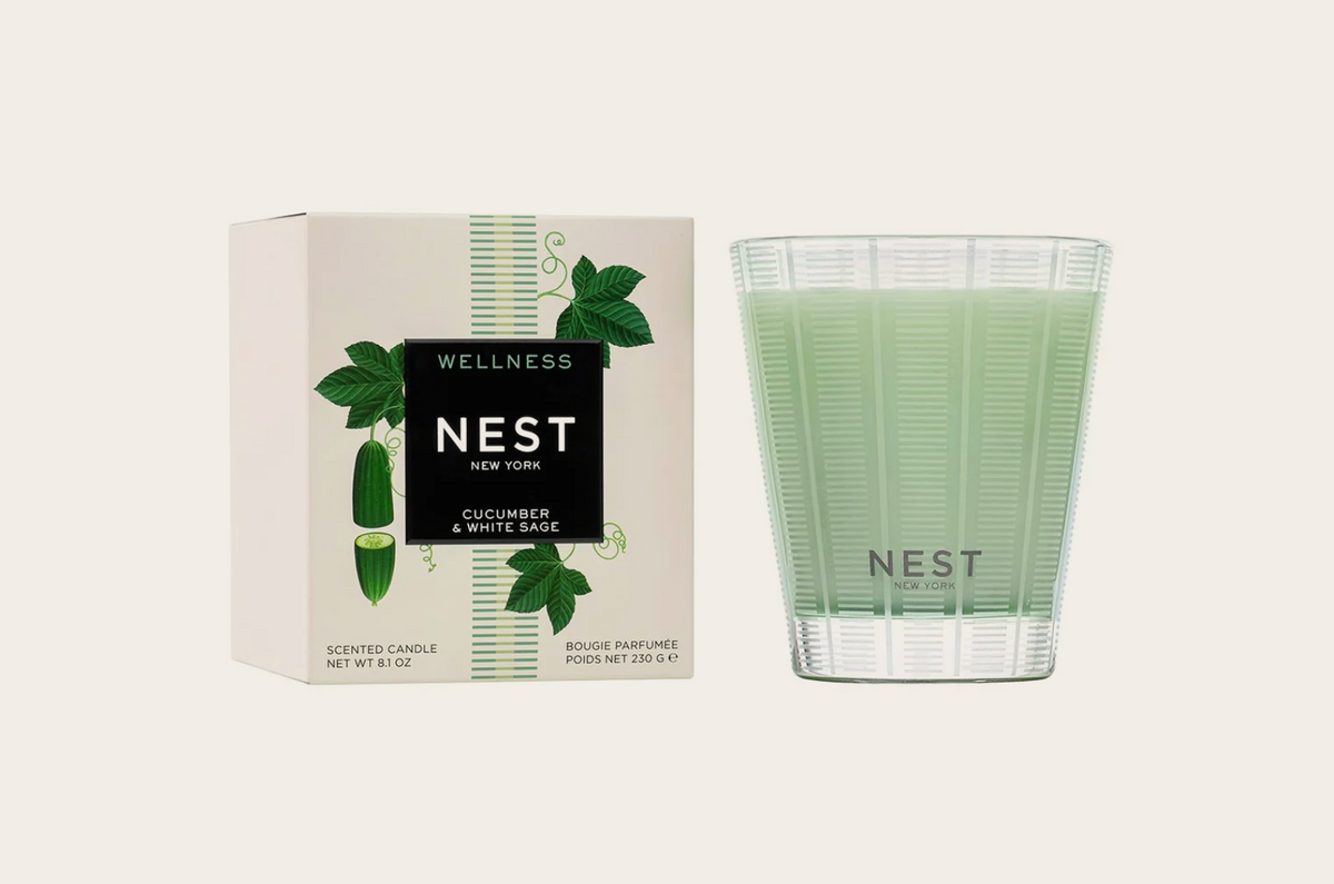 NEST Classic Candle 8.1oz CUCUMBER AND WHITE SAGE