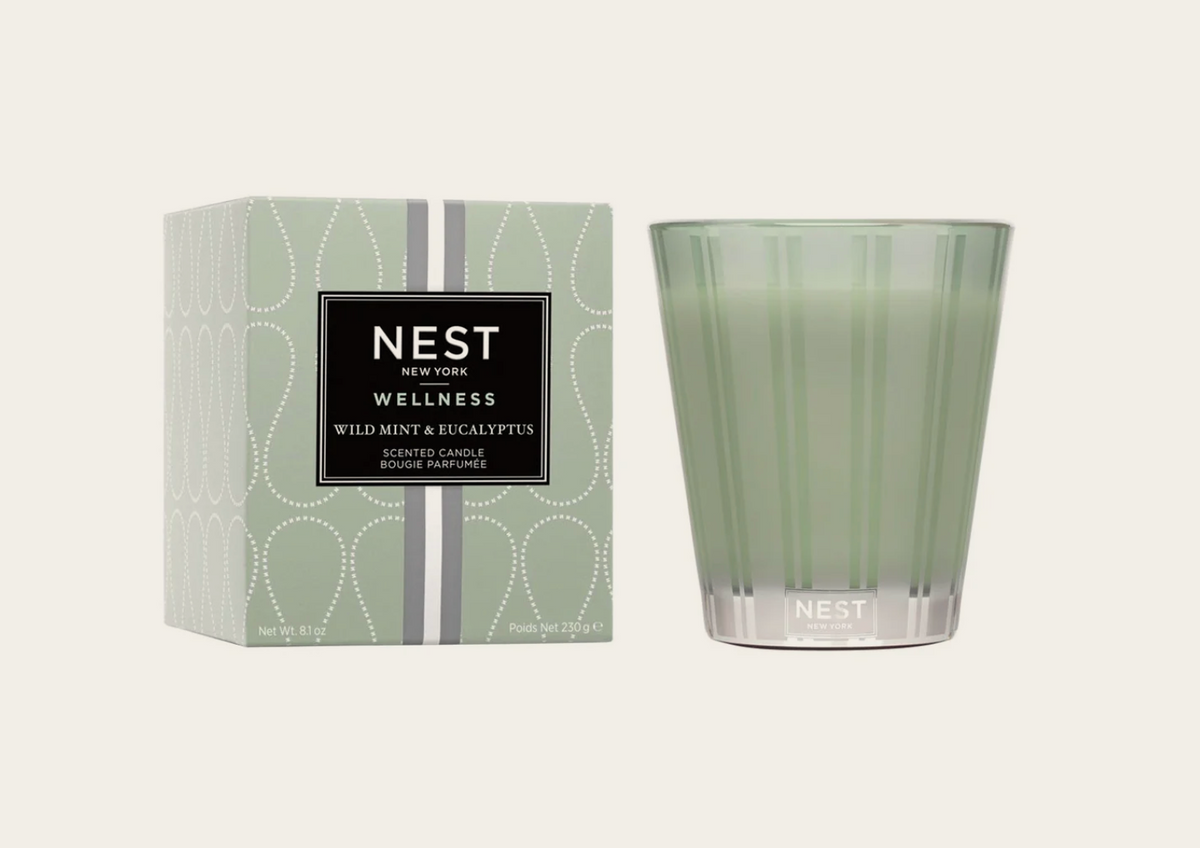Classic Candle 8.1 oz WILD MINT & EUCALYPTUS