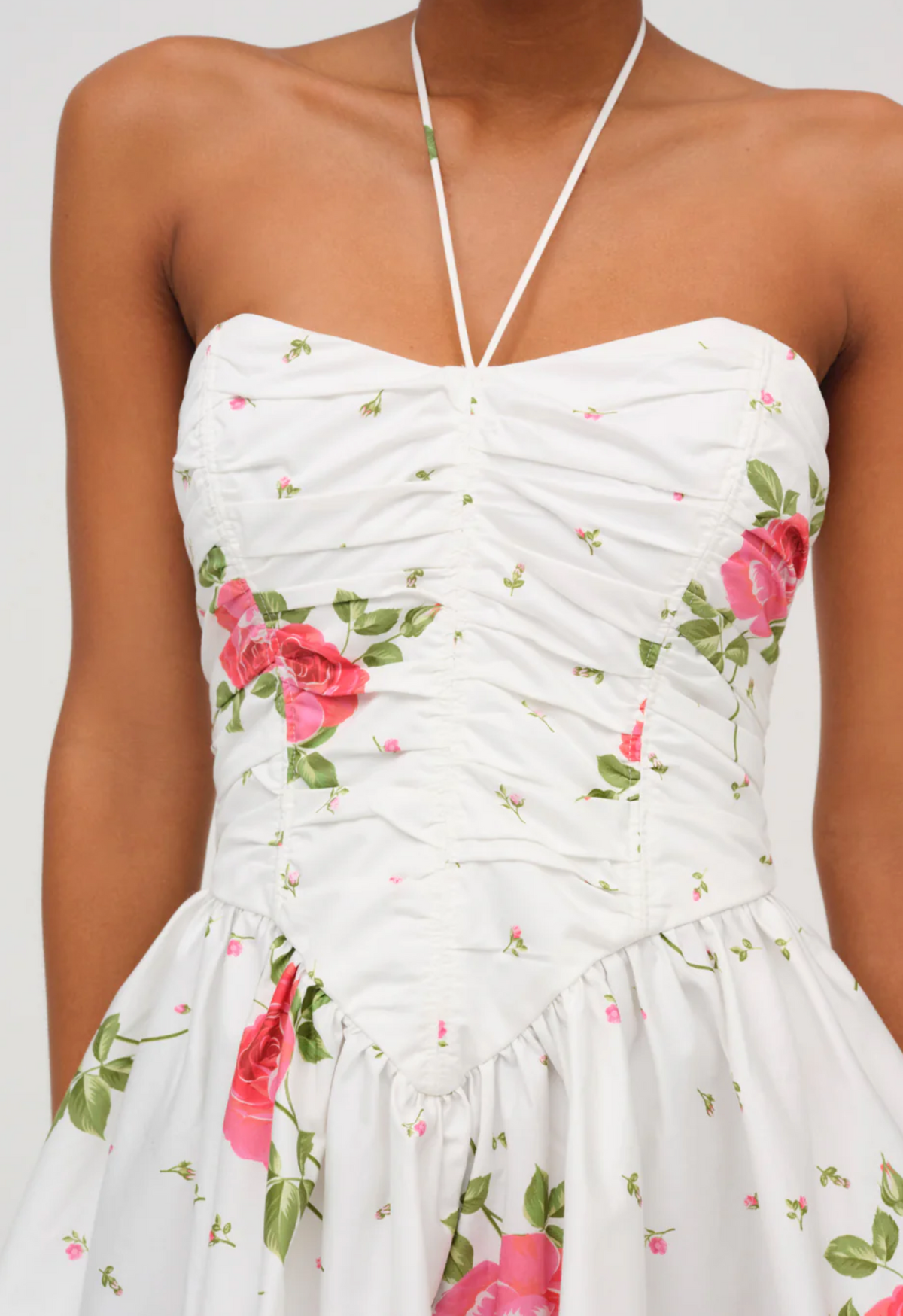 ROSEBUD CORSET MINI DRESS