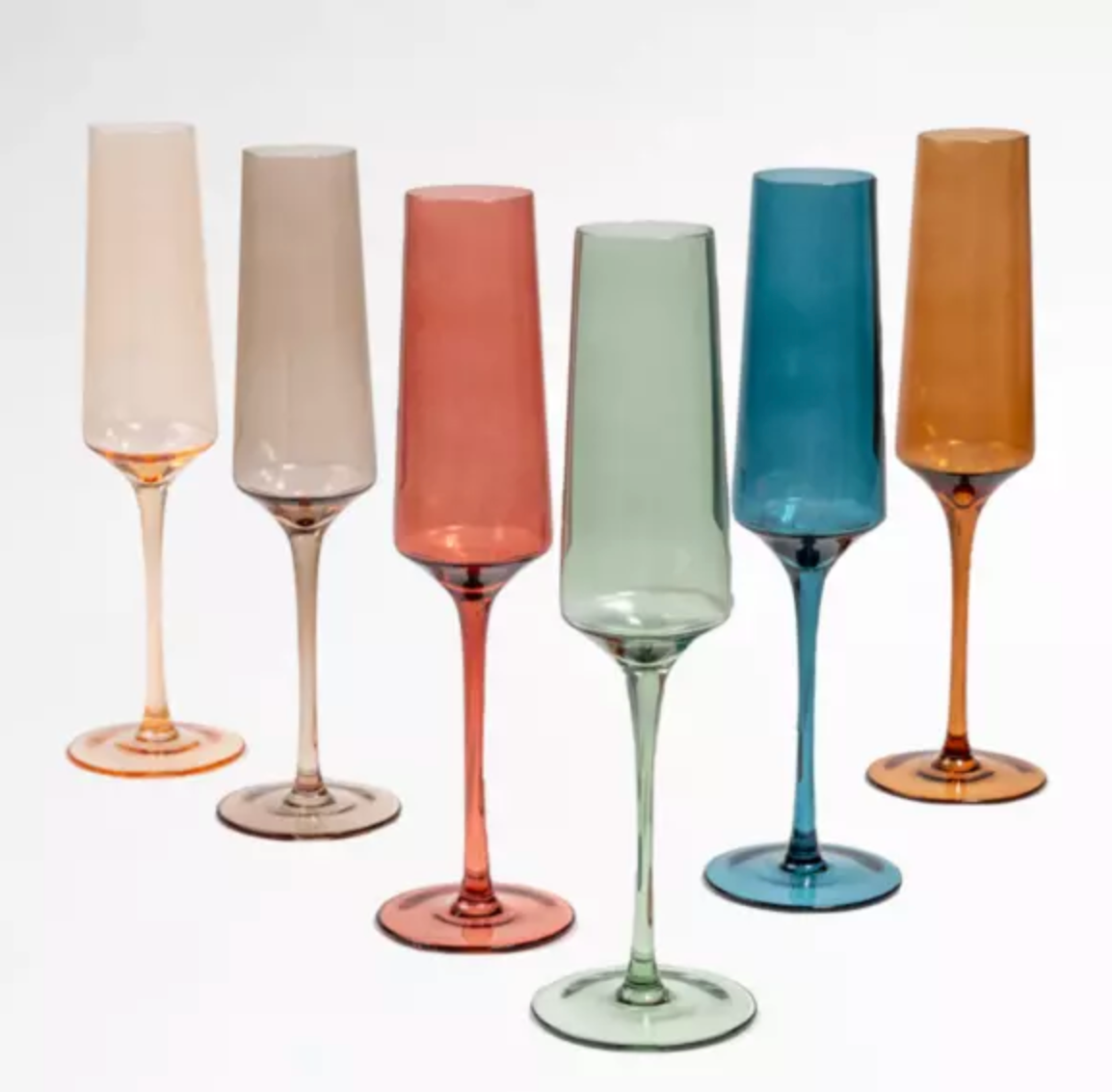 S/6 Flutes Multi-colored