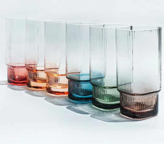 S/6 Highball Multi-colored