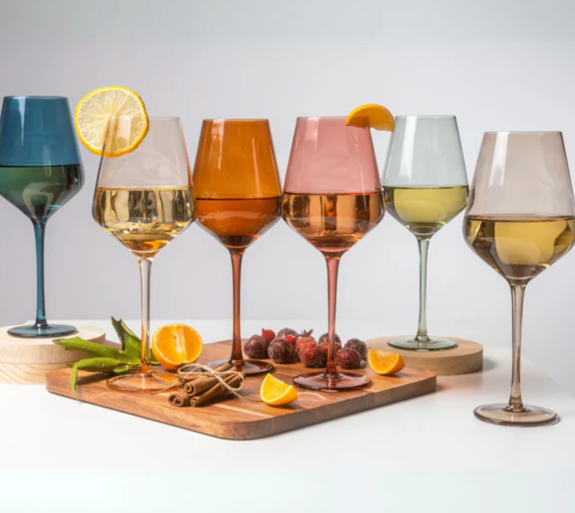 S/6 Wine Multi-colored