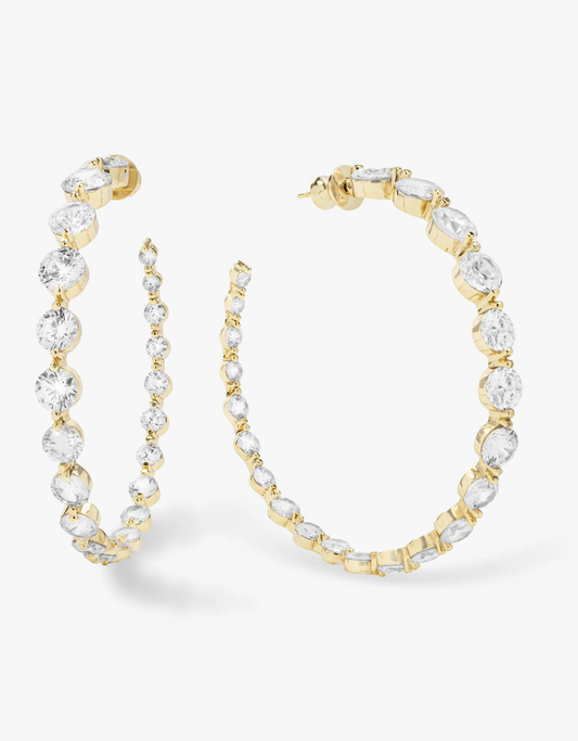 She's an Icon Hoops 2' GOLD-WHITE O/S