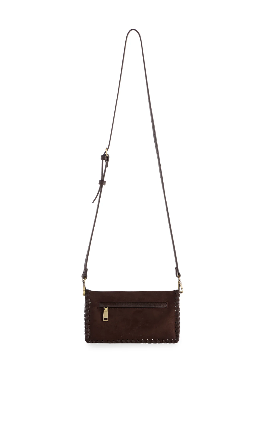 PIPER CROSS-BODY/ CLUTCH,CHOCOLATE