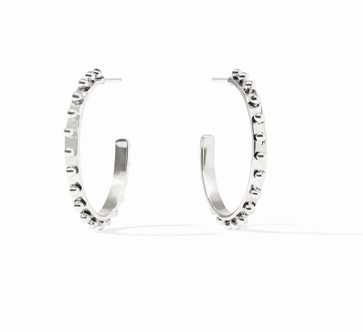 SoHo Hoop-Silver-M