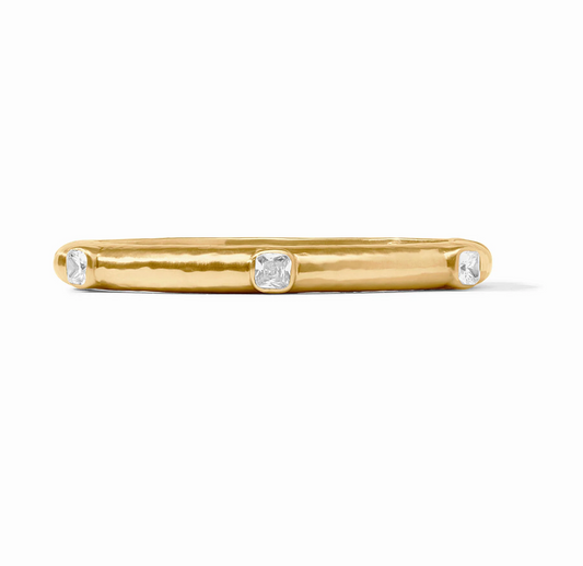 Catalina Hinge Bangle-Cubic Zirconia-OS