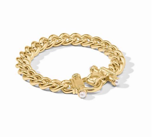 Dolce Demi Link Bracelet-Pearl-OS
